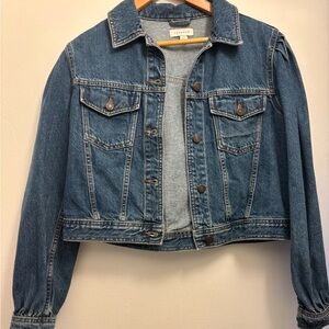 Topshop Blue Denim Jacket